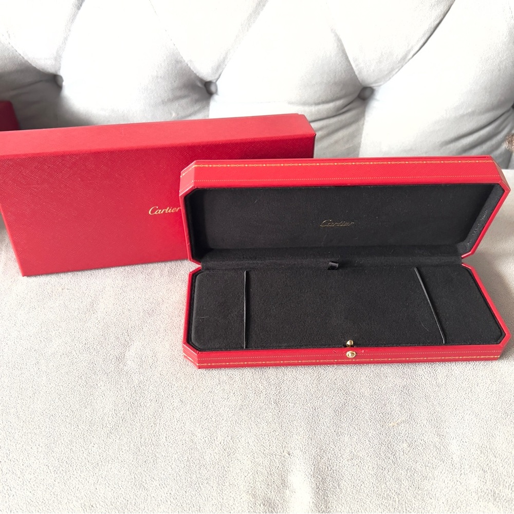 CARTIER Bracelet Box + Outer Box 9.35x4.20x1.90 inches